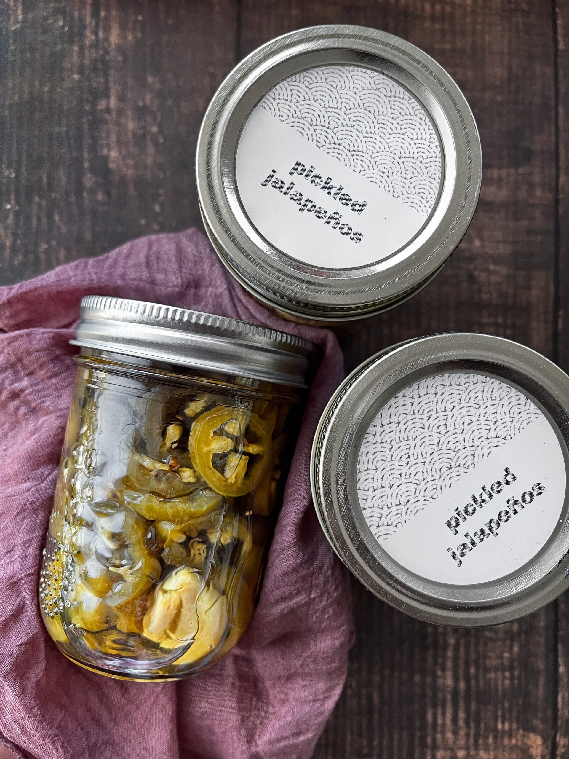 Garlicky Pickled Jalapeños