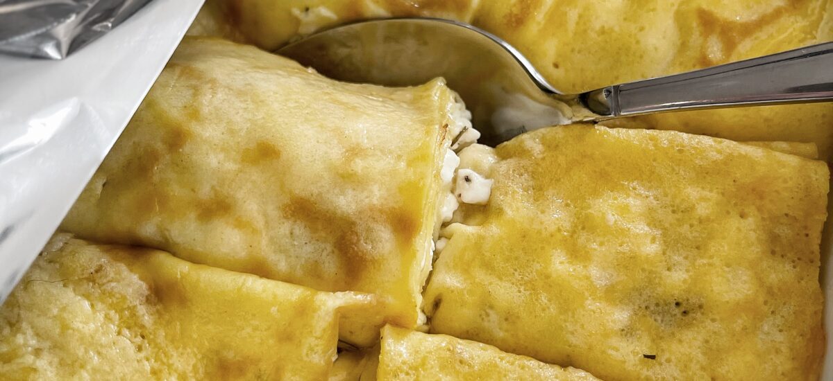 Ukrainian Cottage Cheese Crepes (Nalysnyky)