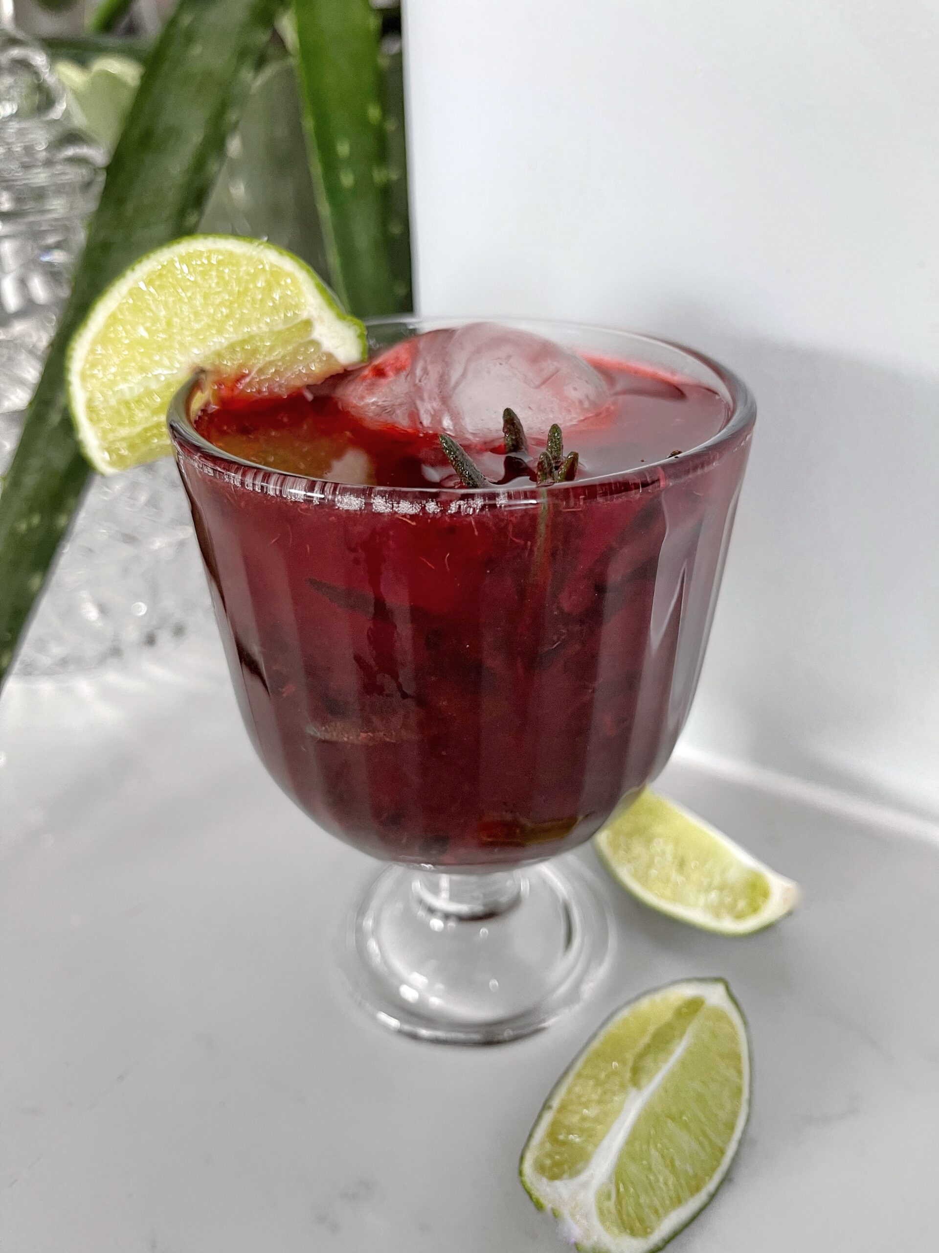 Blackberry Rosemary Fizzer