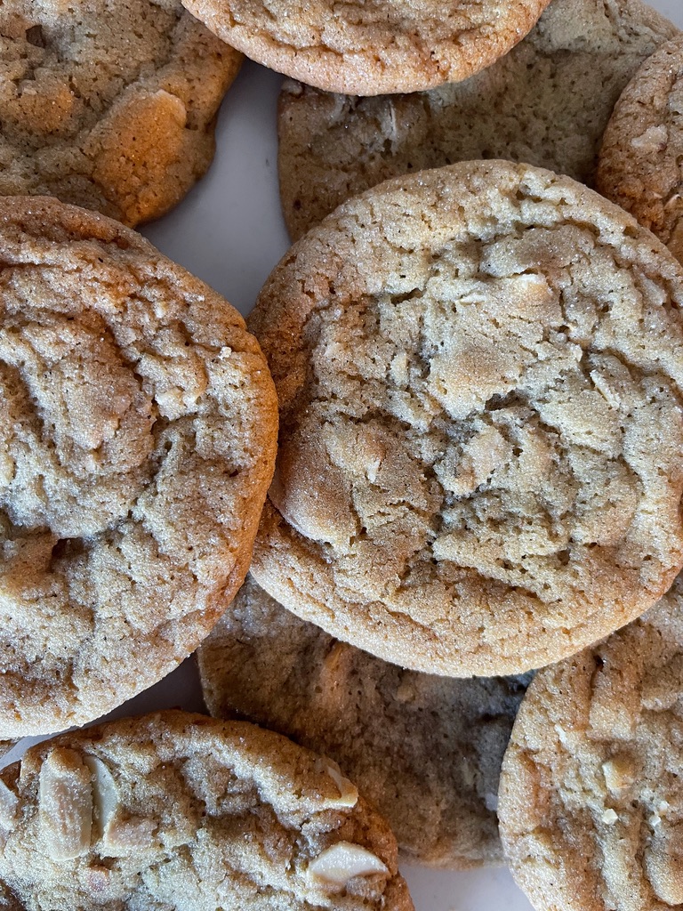 Toasted Almond & Nutmeg Sugar Cookies